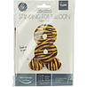 Folat Ballon chiffre 8, motif tigre debout | 72 cm Folat Ballon chiffre 8, motif tigre debout | 72 cm
