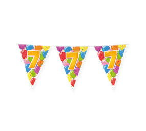 Paper Dreams Guirlande de fanions pour fête de 7 ans, 10 m | à l'unité Paper Dreams Guirlande de fanions pour fête de 7 ans, 10 m | à l'unité