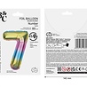 Godan Ballon en aluminium chiffre 7 arc-en-ciel | 86 cm Godan Ballon en aluminium chiffre 7 arc-en-ciel | 86 cm