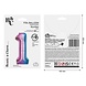 Godan Ballon Chiffre 1 Arc-en-ciel en aluminium | 86 cm Godan Ballon Chiffre 1 Arc-en-ciel en aluminium | 86 cm
