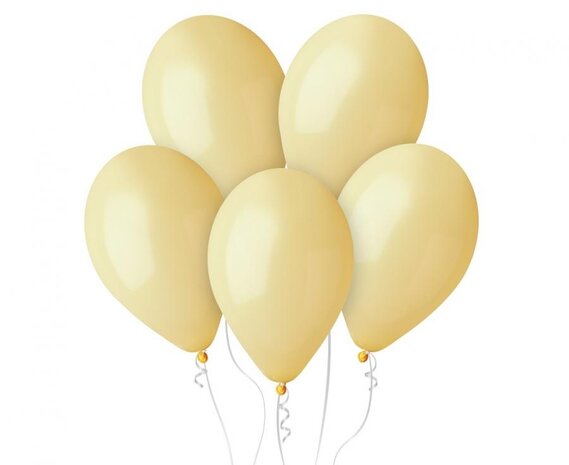Gemar Pastel Gele Ballonnen 28cm | 100 stuks