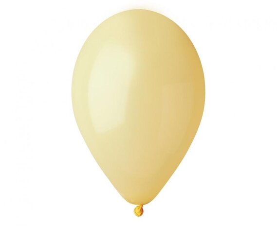 Gemar Pastel Gele Ballonnen 28cm | 100 stuks