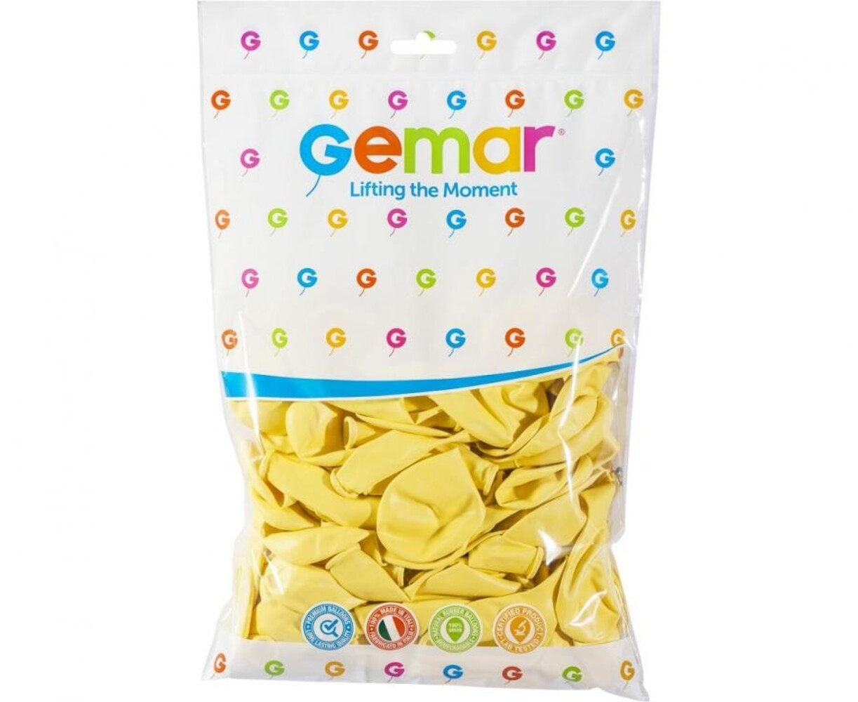 Gemar Pastel Gele Ballonnen 28cm | 100 stuks