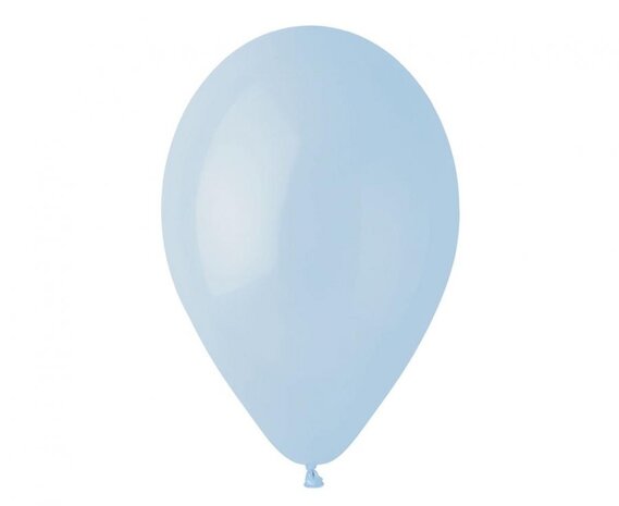 Gemar Pastel Lichtblauwe Ballonnen 28cm | 100 stuks Gemar Pastel Lichtblauwe Ballonnen 28cm | 100 stuks