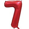 WeFiesta Number 7 Balloon Red Satin | 86 cm WeFiesta Number 7 Balloon Red Satin | 86 cm