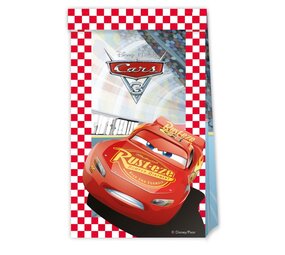 Procos Party Cars Partytüten, 3 x 22 x 13 cm | 4 Stück