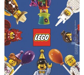 Riethmüller Lego Servetten 33x33cm | 16 stuks Riethmüller Lego Servetten 33x33cm | 16 stuks