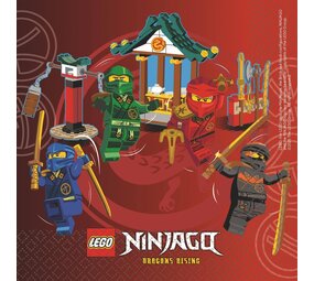 Riethmüller Lego Ninjago Servetten 33x33cm | 16 stuks Riethmüller Lego Ninjago Servetten 33x33cm | 16 stuks