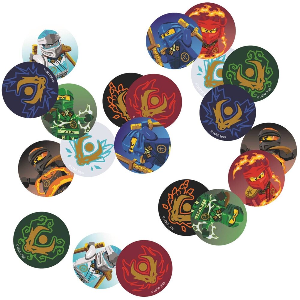 Riethmüller Confettis en papier Lego Ninjago 14 grammes | 1 sachet Riethmüller Confettis en papier Lego Ninjago 14 grammes | 1 sachet