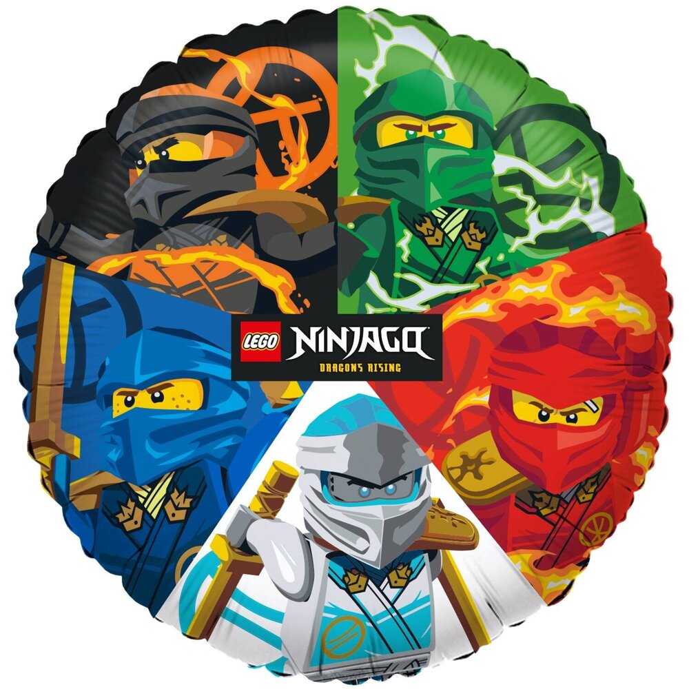 Riethmüller Ballon en folie Lego Ninjago Dragons vide | 45 cm