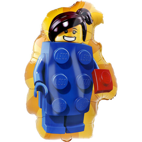 Riethmüller Ballon en aluminium en forme de figurine Lego fille 42x63 cm Non gonflé | a l'unité Riethmüller Ballon en aluminium en forme de figurine Lego fille 42x63 cm Non gonflé | a l'unité