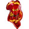 Riethmüller Lego Ninjago Kai Shape Folie Ballon 40x67cm Leeg | per stuk