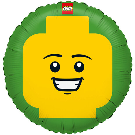 Riethmüller Foil Balloon Lego Figure Head Empty | 45cm