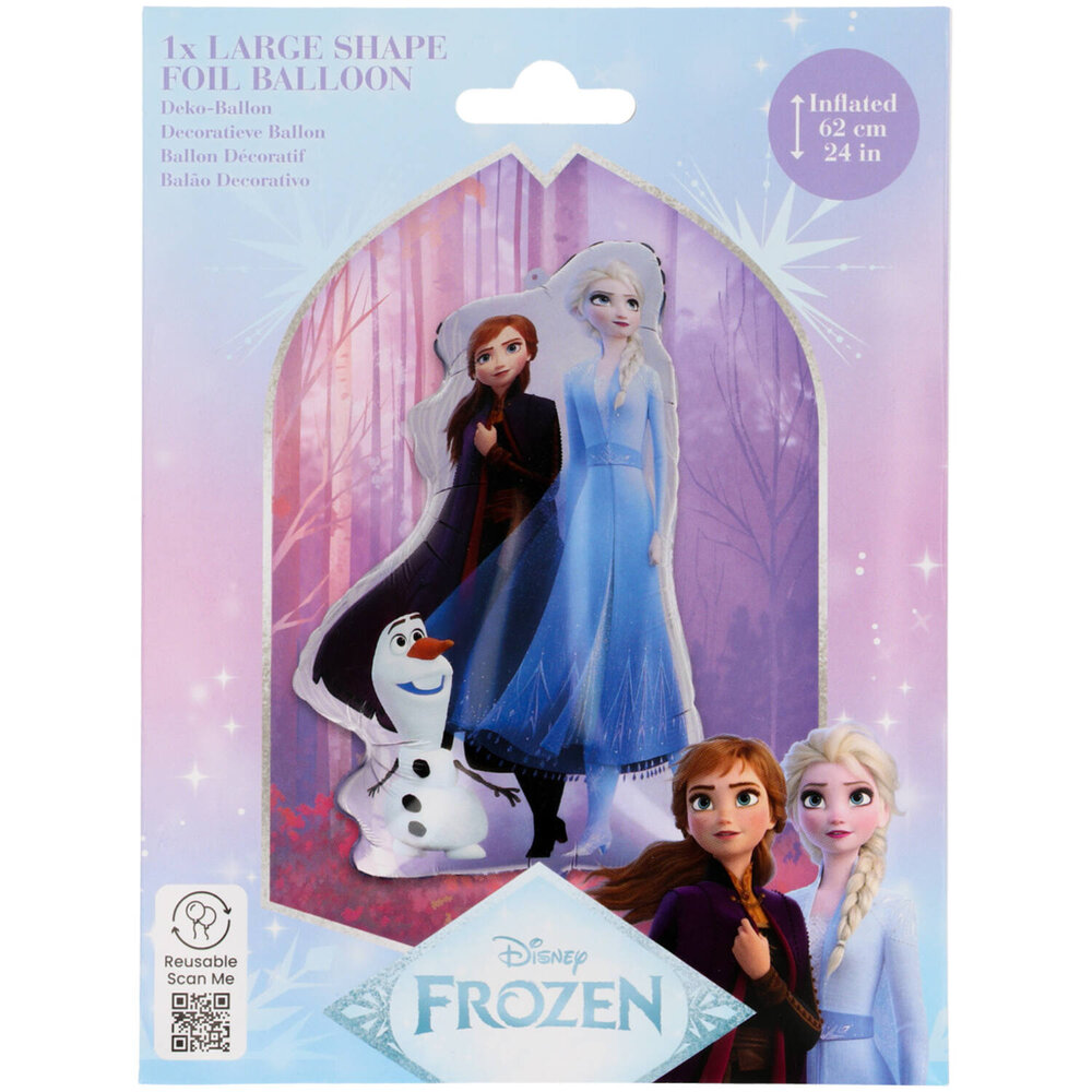 Riethmüller Frozen Disney Shape Folie Ballon 45x62cm Leeg | per stuk Riethmüller Frozen Disney Shape Folie Ballon 45x62cm Leeg | per stuk