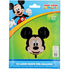 Riethmüller Ballon folie en forme de Mickey 60x58cm vide | à l'unité