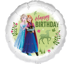 Riethmüller Frozen Happy Birthday Folie ballon Leeg | 45cm Riethmüller Frozen Happy Birthday Folie ballon Leeg | 45cm