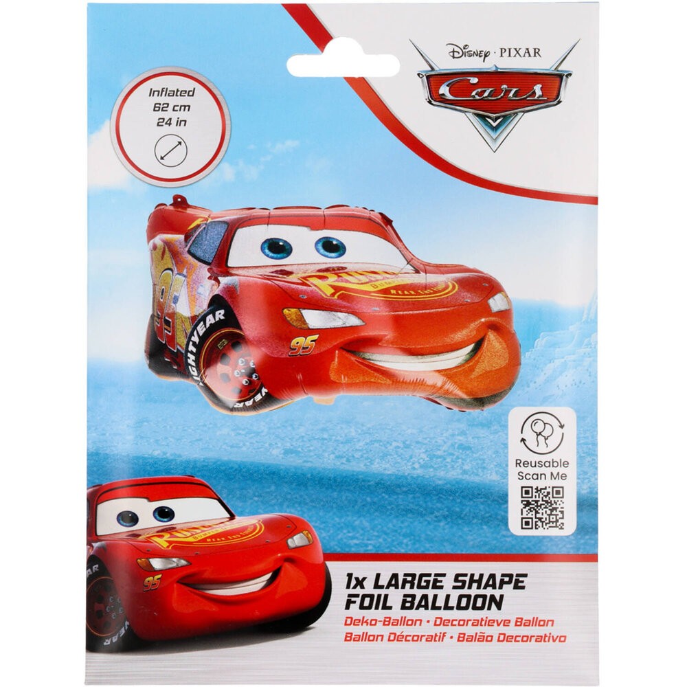 Riethmüller Cars Shape Folie Ballon 65x36cm Leeg | per stuk Riethmüller Cars Shape Folie Ballon 65x36cm Leeg | per stuk