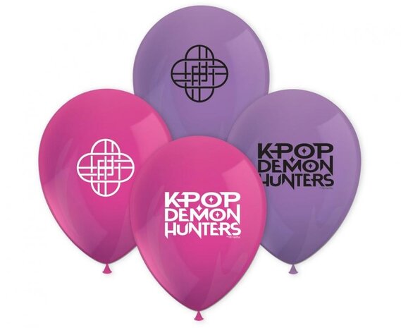 Procos Party K-Pop Demon Hunters Luftballons 23 cm | 8 Stück Procos Party K-Pop Demon Hunters Luftballons 23 cm | 8 Stück