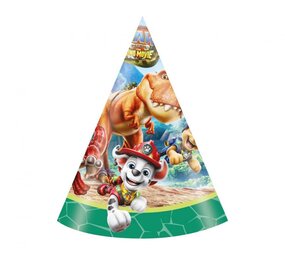 Procos Party Paw Patrol Dino Movie Party Hats Paper | 6 pieces Procos Party Paw Patrol Dino Movie Party Hats Paper | 6 pieces