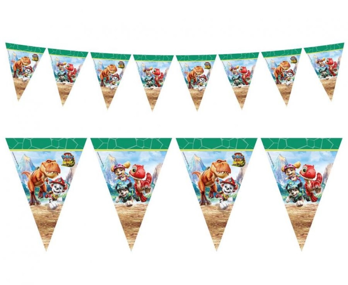 Procos Party Paw Patrol Dino Movie Paper Bunting | per piece