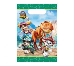Procos Party Paw Patrol Dino Movie Uitdeelzakjes Papier | per 4 stuks Procos Party Paw Patrol Dino Movie Uitdeelzakjes Papier | per 4 stuks