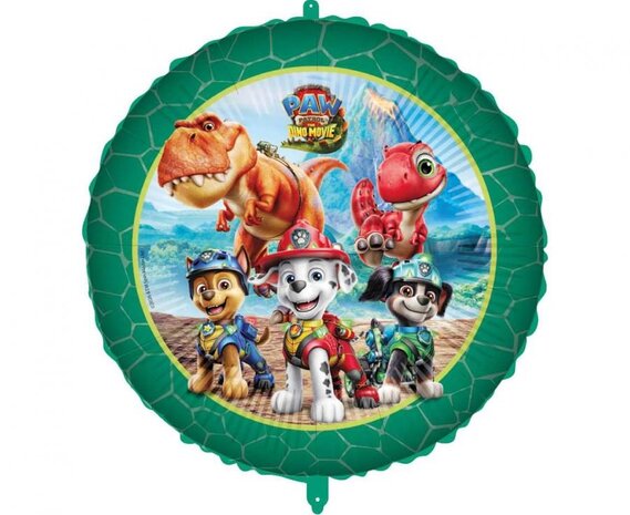 Procos Party Paw Patrol Dino Movie Folie Ballon Leeg | per stuk
