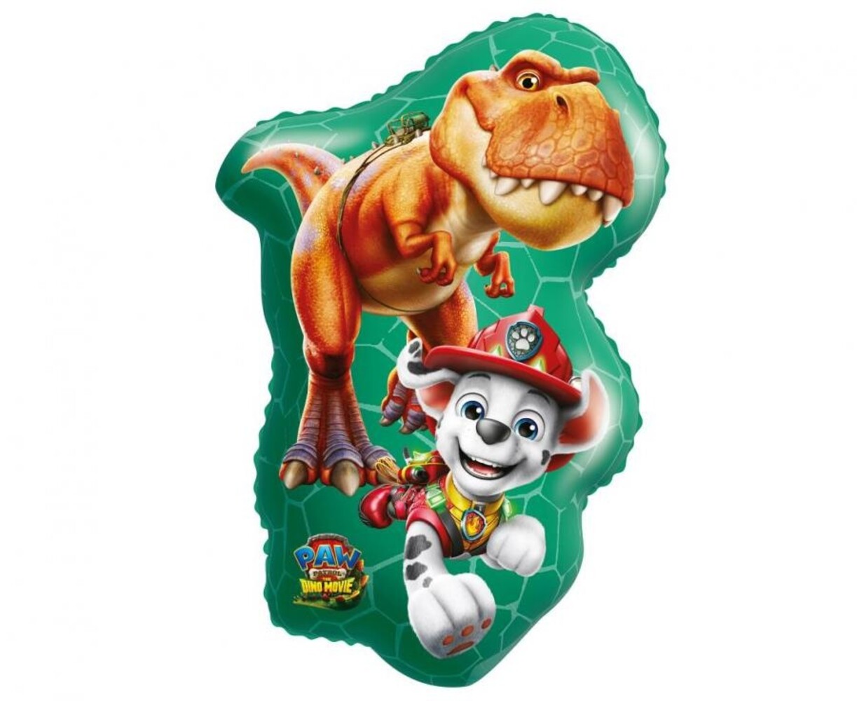 Procos Party Paw Patrol Dino Movie Shape Folie Ballon Leeg | per stuk