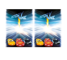 WeFiesta Cars Victory Is Mine Tafelkleed 120x180cm | per stuk WeFiesta Cars Victory Is Mine Tafelkleed 120x180cm | per stuk