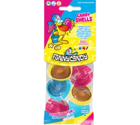 Sweetpack Likschelpen Gekleurd 9gr | per 8 stuks Sweetpack Likschelpen Gekleurd 9gr | per 8 stuks