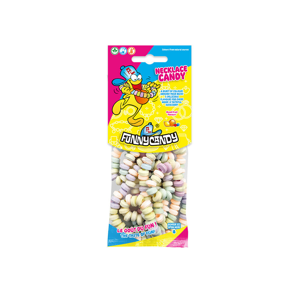 FunnyCandy Candy Necklace 135 grams | 6 pieces FunnyCandy Candy Necklace 135 grams | 6 pieces