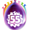 Paper Dreams Ballonnen 55 jaar Party 30cm | 8 stuks Paper Dreams Ballonnen 55 jaar Party 30cm | 8 stuks