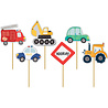 Riethmüller Vehicle Cupcake Decoration Set 15 cm | 6 Pieces Riethmüller Vehicle Cupcake Decoration Set 15 cm | 6 Pieces