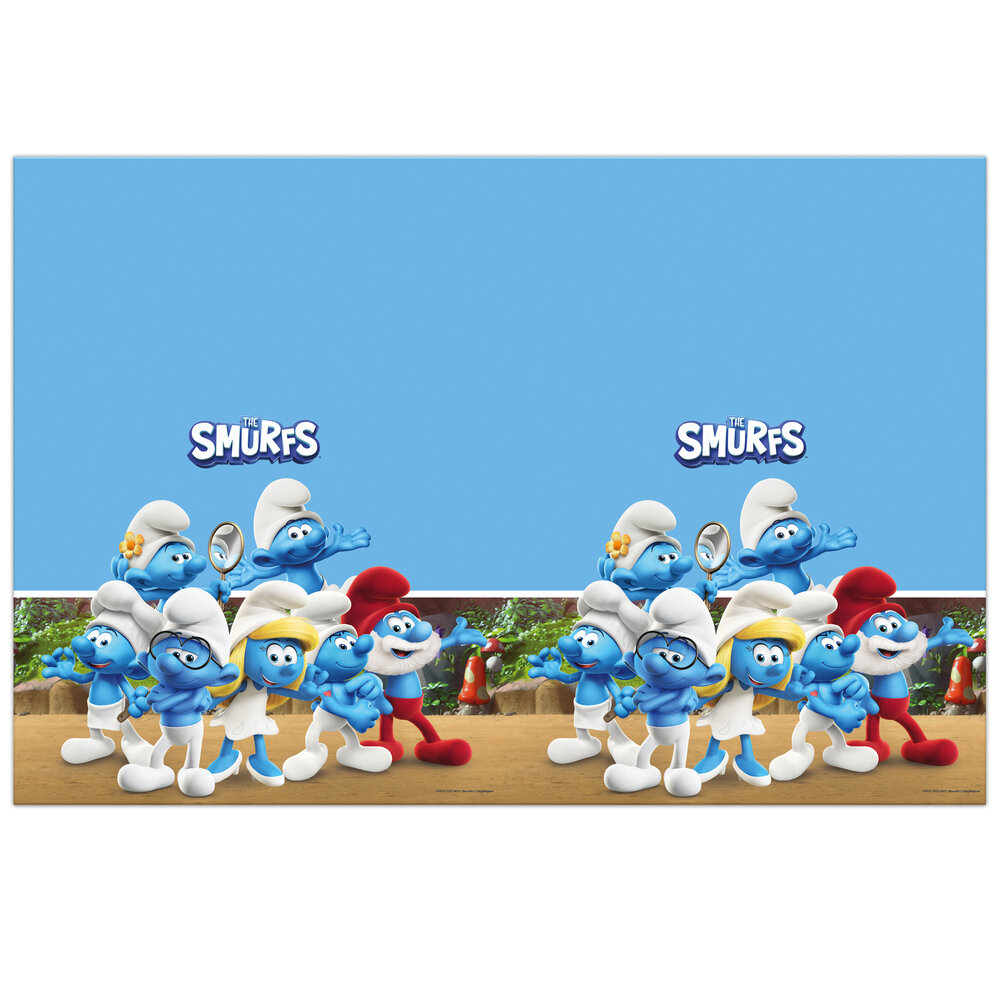 Procos Party Smurfs Paper Tablecloth 120 x 180 cm | per piece Procos Party Smurfs Paper Tablecloth 120 x 180 cm | per piece