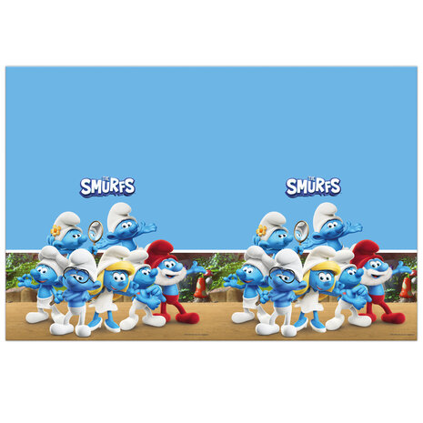 Procos Party Smurfen Tafelkleed Papier 120x180cm | per stuk
