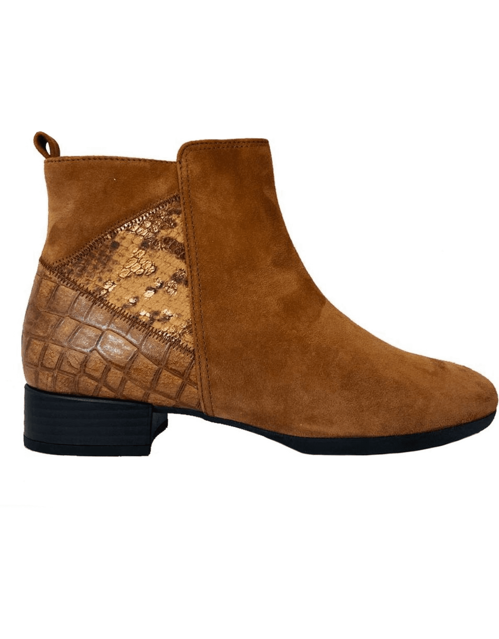 Gabor 705 Veterboots Laarzen Met Veters Dames Cognac - Schoenen.nl