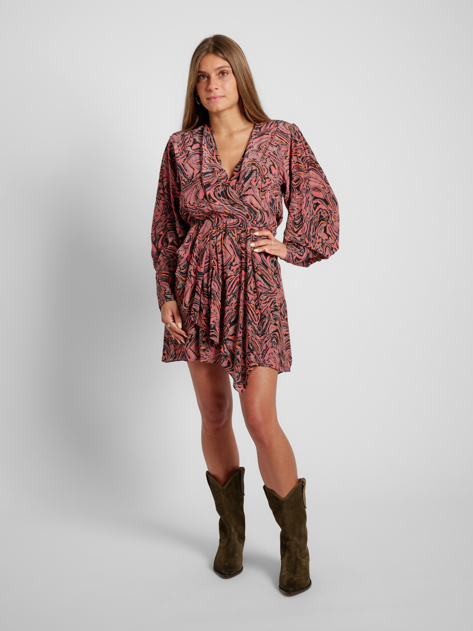 Iro orange dress cheap