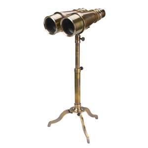 Authentic Models Victorian Binoculars with Tripod, Bronze