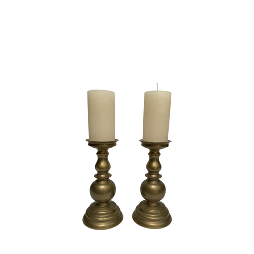 Vintage Collection Antique Candle Holders Set of 2 Vintage Collection Antique Candle Holders Set of 2