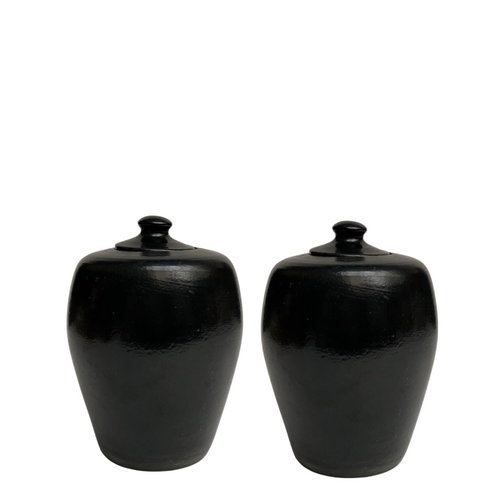 Vintage Collection Noir Jars set of 2 Vintage Collection Noir Jars set of 2