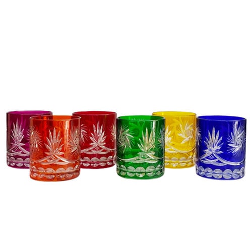 Polish Crystal Eclectic Crystal Whisky set of 6