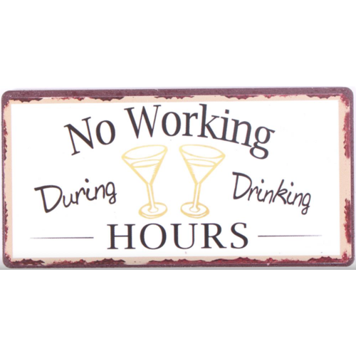 DRINKING HOURS 