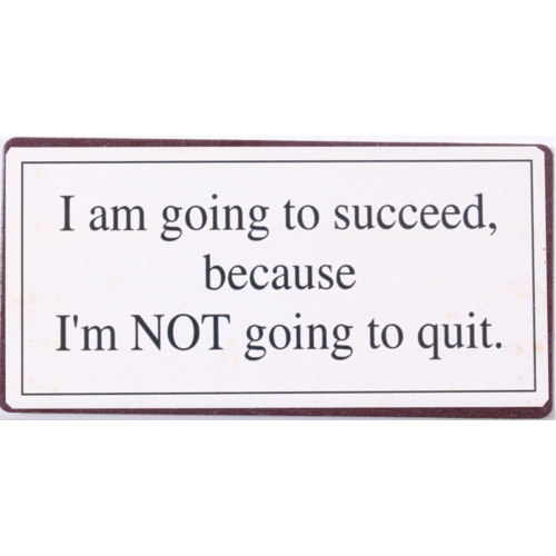 GOING TO SUCCEED 