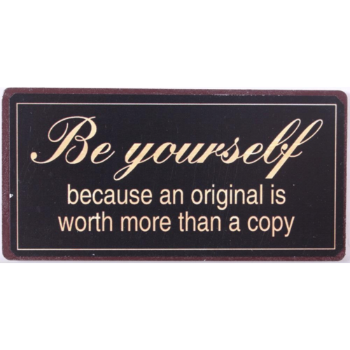 BE YOURSELF 