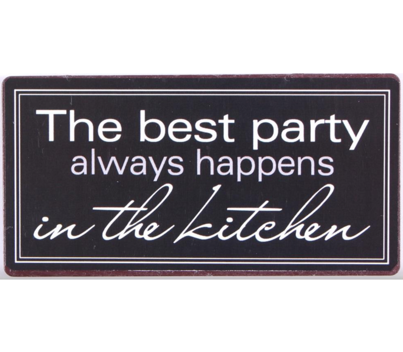 The best party always happens in the kitchen