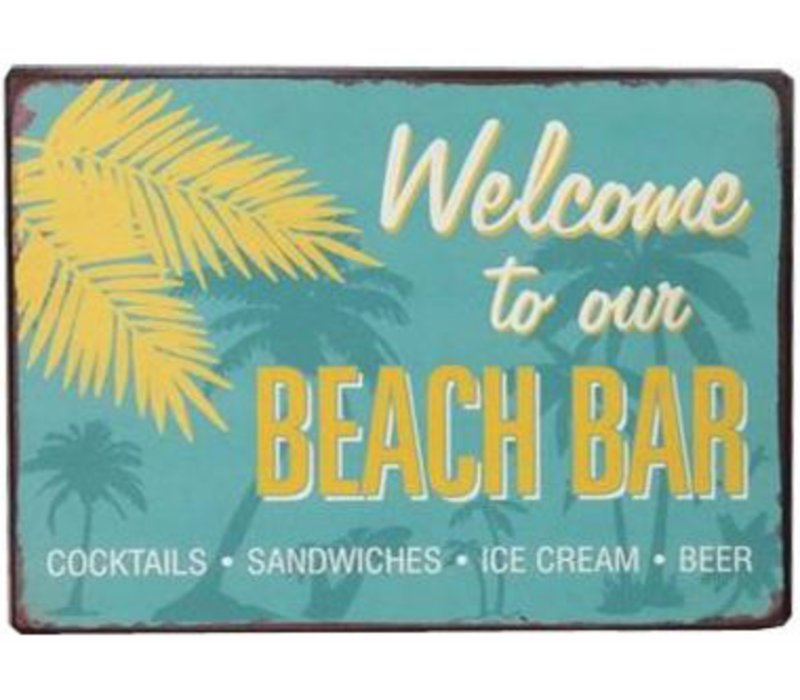 Welcome to our beach bar cocktails - sandwiches - ice cream - beer