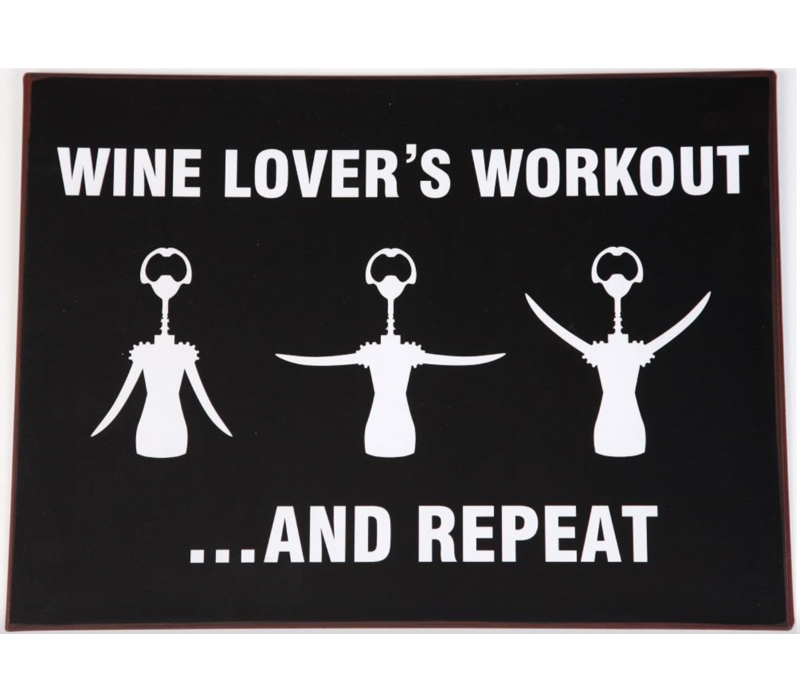 Wine lover's workout... and repeat