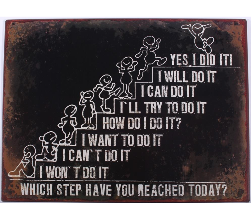 Which step have you reached today?