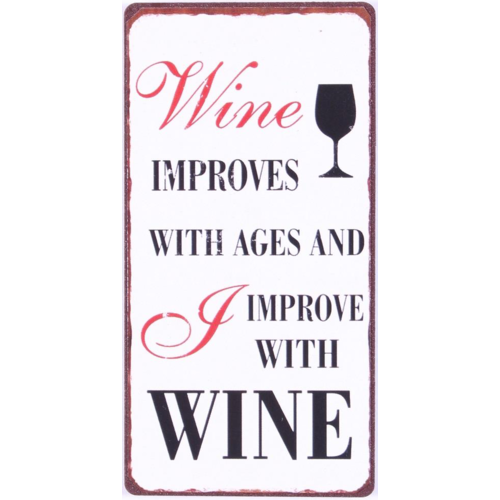 WINE IMPROVES 