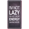 I'm not lazy I'm just on my energy saving mode.