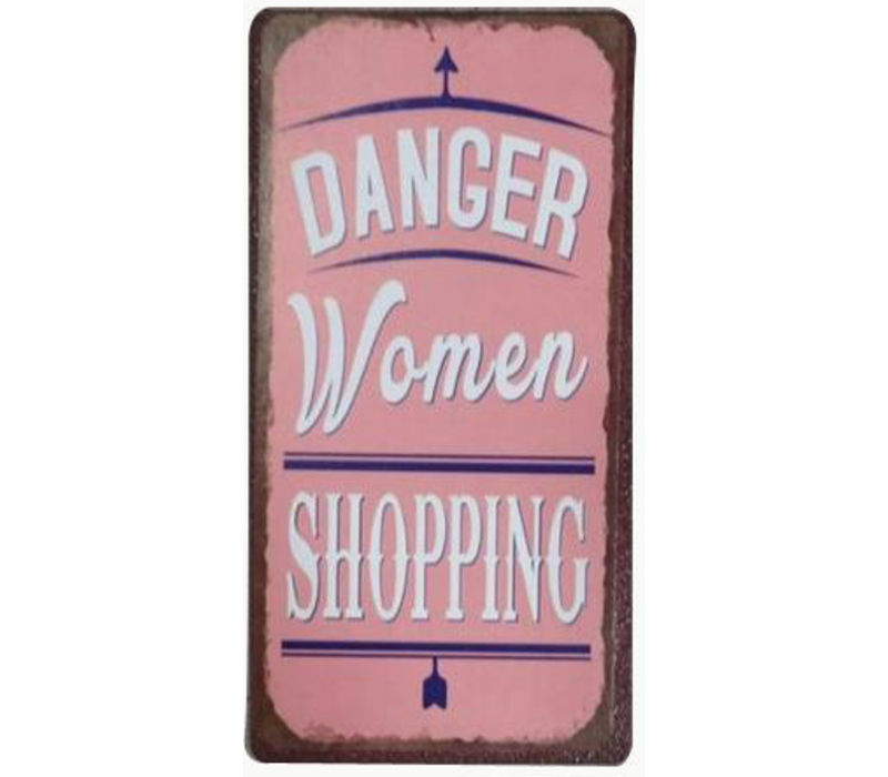 Danger, women shopping